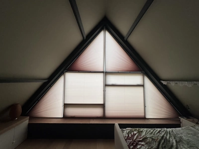 Plissés voor schuine ramen